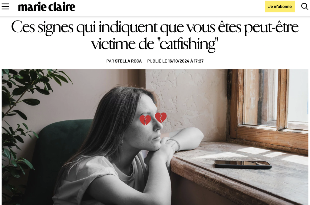 Ces signes qui indiquent que vous êtes peut-être victime de "catfishing"